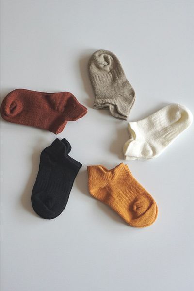 Vennusbaby 5 Pack Seamless Children's Ballerina Socks