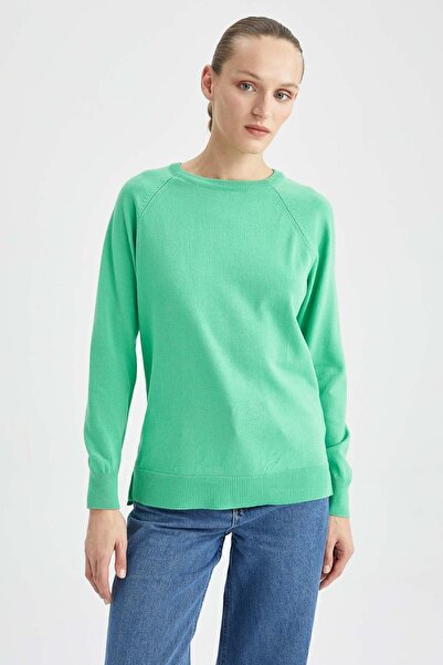 DeFacto Relaxed Fit Crew Neck Knitwear Sweater - I6913Az22Wn