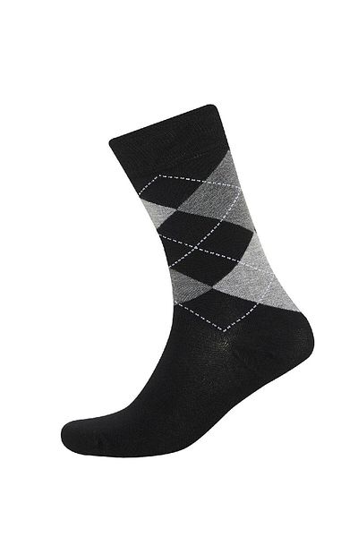 DeFacto Nahtlose lange Herrensocken aus Bambus, 2er-Set – D3775axns