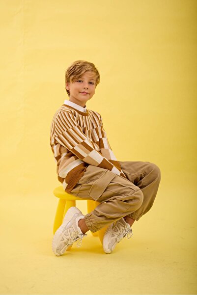 Nisrakids Boy's Colorful Patterned Sweater