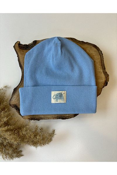 Miniminiksdesing 2 Pieces Two Colors Unisex Camisole Children's Beanie Hat