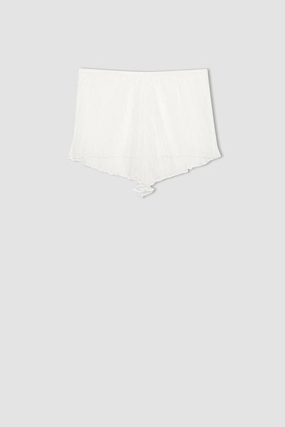 DeFacto Fall In Love Bridal Weiße Spitzenshorts B5451ax24sp