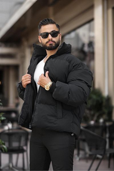 inpool Oversize Winter and Spring Jacket - Water and Wind Resistant, Stand Collar 24Usec09