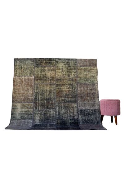 Madalyon halı Madalyon Patchwork Doğal El Dokuma Antik Anadolu Halısı