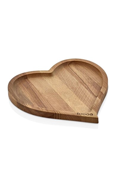 Taboo Tab-1035 Heart Wooden Presentation Plate