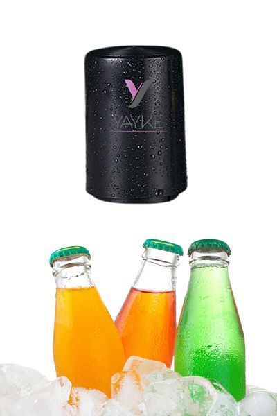 Yayke Cylinder-Shaped Plastic Bottle Opener Automatic Professional Bottle Opener| Cover Opener