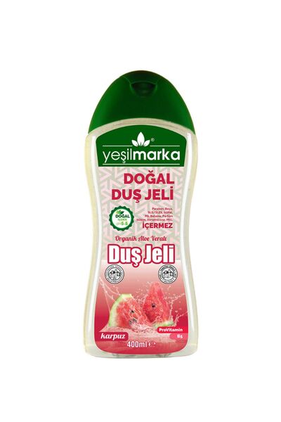 yeşilmarka Doğal Karpuz Duş Jeli Aloe Vera Etkisi Paraben Sülfat Parfüm Içermez