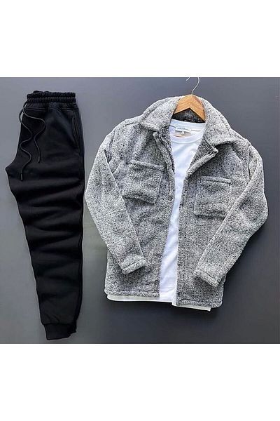 RBC Σετ Fleece Cardigan and Sweatpants - Redblack Ppea