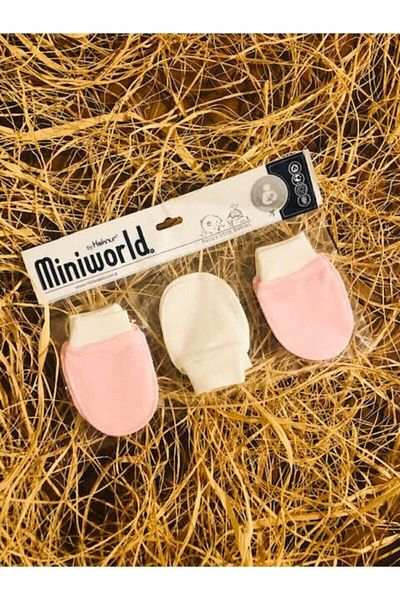 Miniworld Newborn Baby Gloves 3-pack