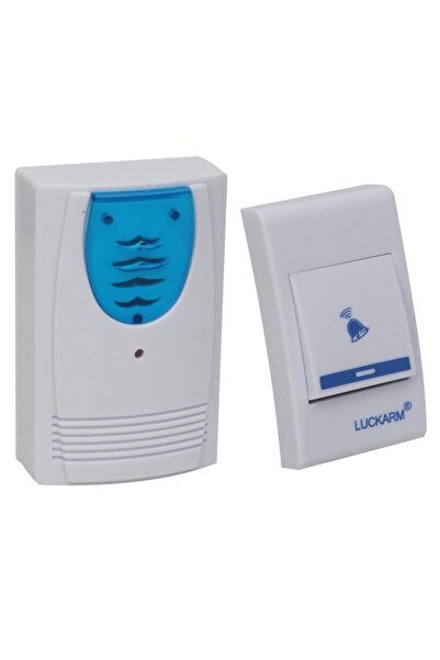 Yayke Pilli Kapı Zili Kablosuz Kapı Zili 100 Metre Mesafe Melodili Zil