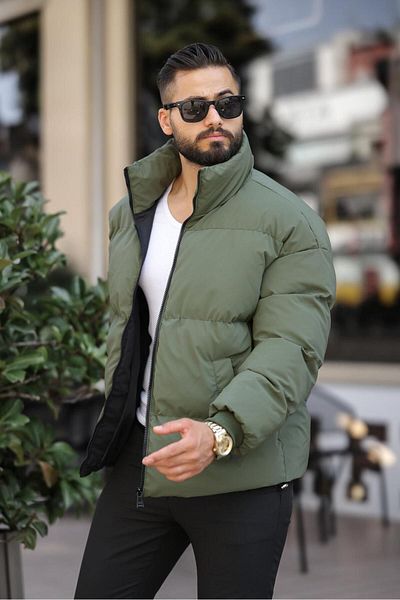 inpool Oversize Winter and Spring Jacket - Water and Wind Resistant, Stand Collar 24Usec09