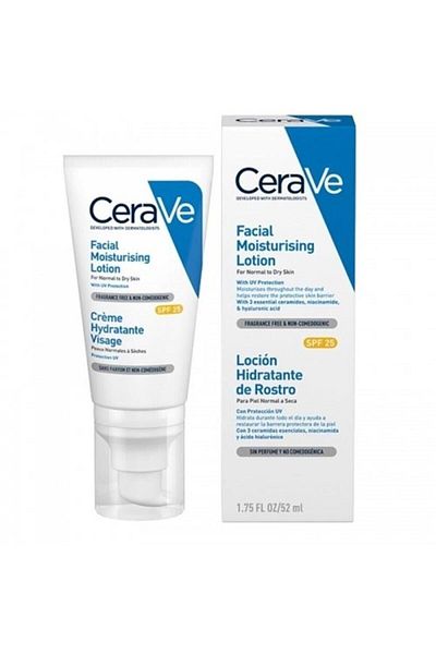 CeraVe لوشن مرطب للوجه بمعامل حماية من الشمس SPF 50 52 مل