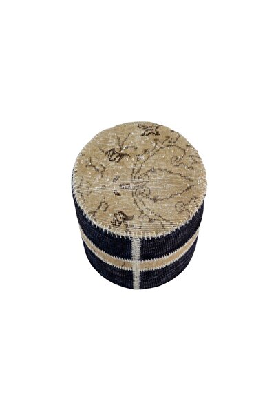 Madalyon halı Madalyon El Dokuma Yün Patchwork Puf