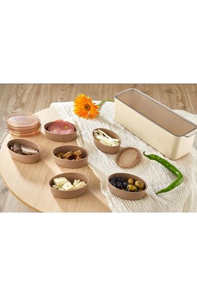 VİP AHMET Vp-259 Organizer Breakfast 7prc Cream