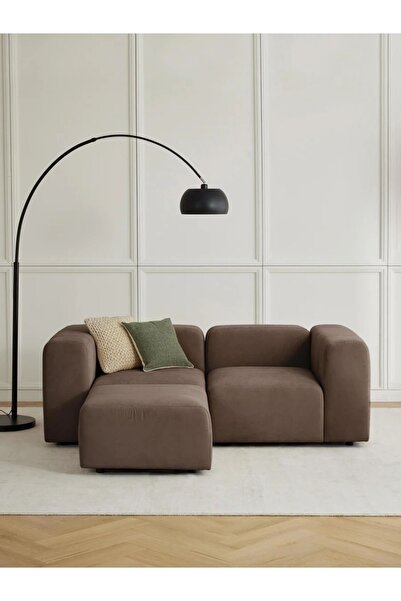 S Home Design Concept Pietro 3 Modül Köşe (2 MODÜL VE PUF TAKIM), Yönsüz Kadi...