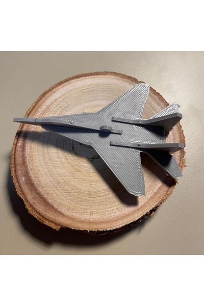 3DBASKILAR Mig-29 Fulcrum and Mig-29 Fulcrum Construction Kit - White - 8cm