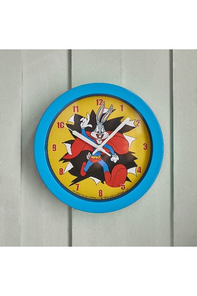 Home Box Looney Tunes Plastic Wall Clock - 24x24 cm