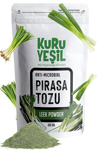 Kuru Yeşil Pırasa Kurusu - Kurutulmuş Sebze - Vegetable Powder - Sebze Kurusu...