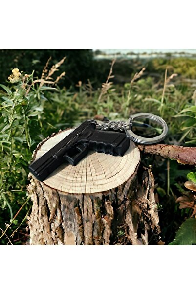 Genel Markalar Glock Tabanca Anahtarlık Gerçekçi Özel tasarım Plastik Siyah