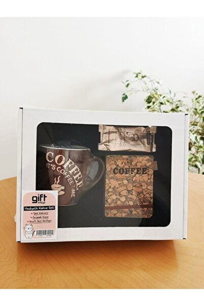 Store hediye seti coffee time hediye kutusu ( kupa bardak- Türk kahvesi- not ...