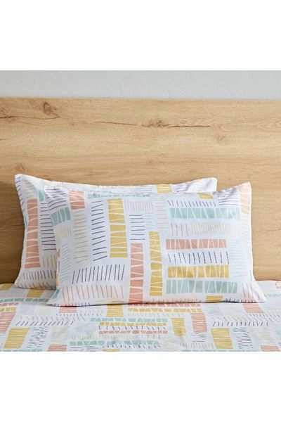 Home Box Nora Savana 2-Piece Reversible Pillow Cover Set - 50x75 cm