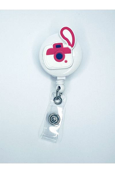 odaburada Yoyo Collar Card Holder with Camera Figure