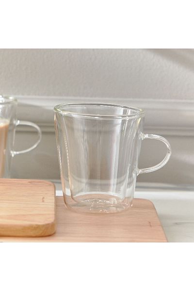 Home Box Sip Savor 2-Piece Double Wall Mug Set - 250 ml