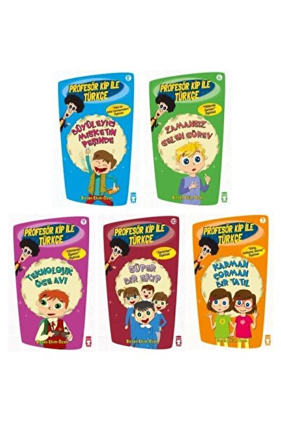 Timaş Çocuk Profesör Kip Ile Türkçe 2. Seri 5 Kitap Set / 3-4. Sınıf Türkçe M...