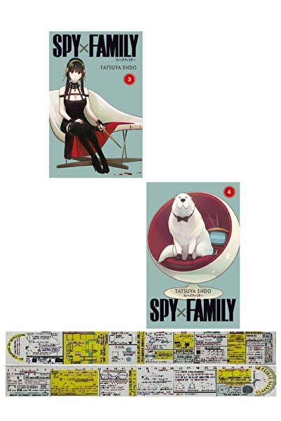 Gerekli Şeyler Yayıncılık Spy x Family 3-4. Ciltler Manga Seti + Matematik Öğ...