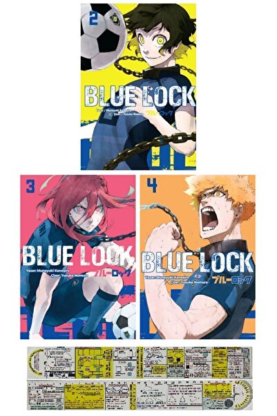 Gerekli Şeyler Yayıncılık Blue Lock 2-3-4. Ciltler Manga Seti