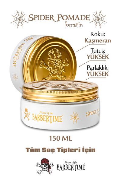 Spider Pomade Keratin Elastik Saç Şekillendirici Wax 150ml