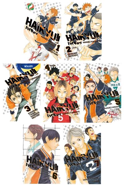 Gerekli Şeyler Yayıncılık Haikyu 1-2-3-4-5-6-7. Ciltler Manga Seti