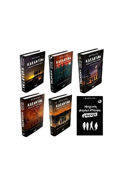 İndigo Kitap Karantina Serisi 5 Kitap Set Ciltli Beyza Alkoç + Mahşerin Beşin...