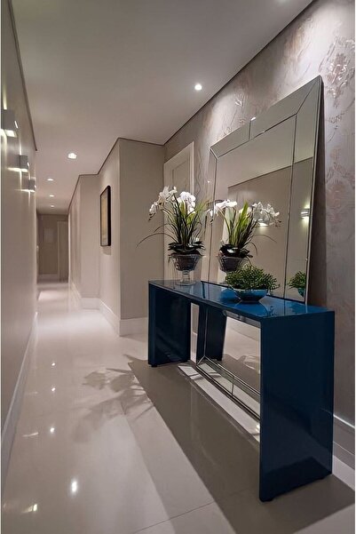 LUXURY VİLLA Luxury Dekoratif Ayna 110x180 Dresuar En170 Yükseklik80 Derinlik40