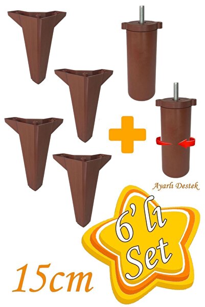 GLASWEN Serdivan 6'Lı Set Mobilya Ünite Çekyat Koltuk Kanepe Ayarlı M8 Destek...