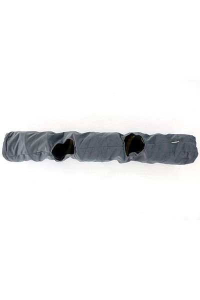 Dilekita Foldable Tall Velvet Cat Tunnel (Grey)