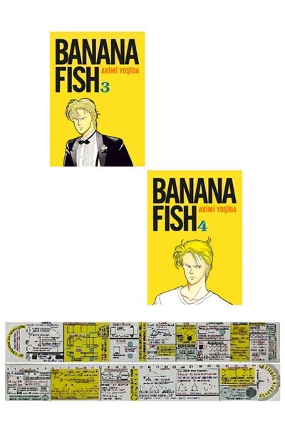 Gerekli Şeyler Yayıncılık Banana Fish 3-4. Ciltler Manga Seti + Matematik Öğr...