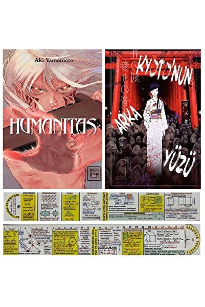 Komik Şeyler Humanitas + Kyoto'nun Arka Yüzü 2'li Manga Seti + Matematik Öğre...