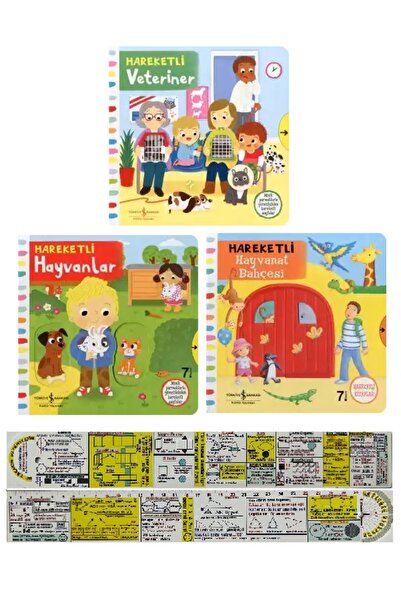 TÜRKİYE İŞ BANKASI KÜLTÜR YAYINLARI Hareketli Veteriner + Hayvanlar + Hayvana...
