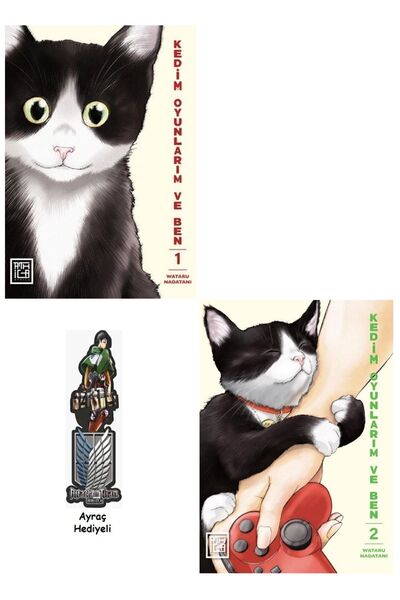 Alfa Yayınları Kedim Oyunlarım ve Ben 1-2. Ciltler Manga Seti