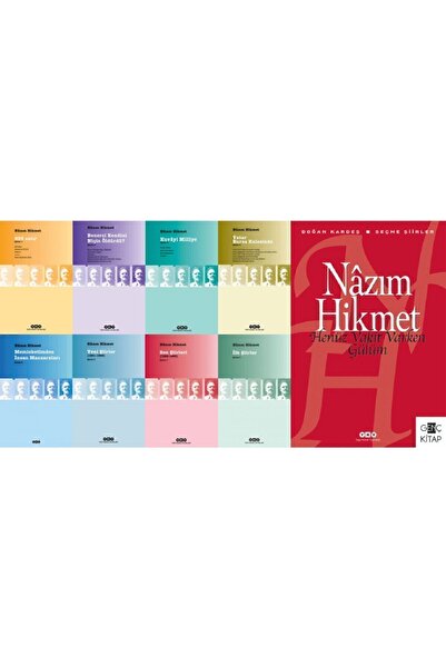 Yapı Kredi Yayınları Nazım Hikmet Bütün Şiirleri 9 Kitap Set Kuvayi Milliye Memleketimden Insan Manzaraları 835 Satır