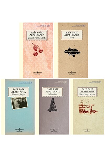 TÜRKİYE İŞ BANKASI KÜLTÜR YAYINLARI Sait Faik Abasıyanık 5 Kitap Set-2