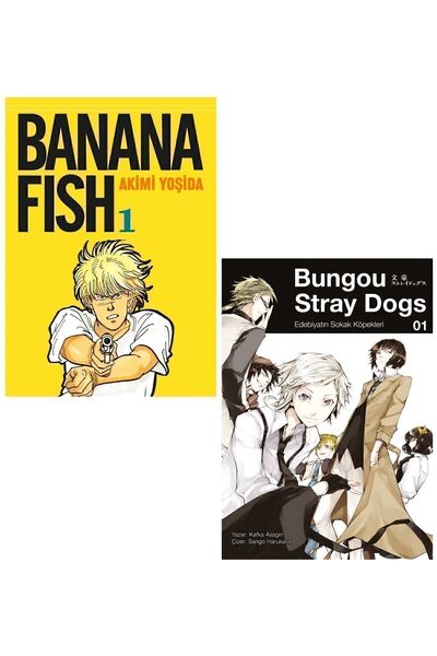 Gerekli Şeyler Yayıncılık Banana Fish + Bungou Stray Dogs 1. Ciltler 2'li Man...