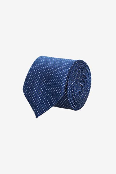 AC&Co / Altınyıldız Classics ربطة عنق رجالية منقوشة باللونين الأزرق الداكن وا...