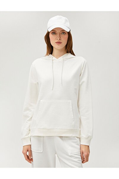 Koton Φούτερ Basic με κουκούλα και τσέπη καγκουρό