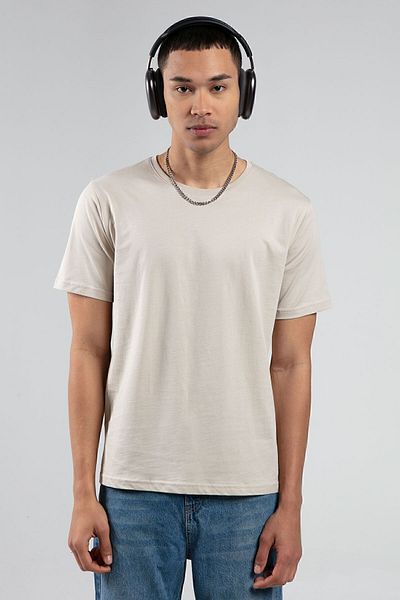 Manche Men's Basic Stone T-Shirt - Mes216959-01