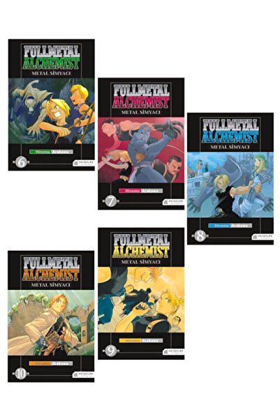 AKILÇELEN YAYINEVİ Fullmetal Alchemıst - Metal Simyacı - 5 Kitap Türkçe Manga...