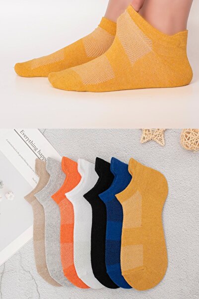 BGK Unisex Spor Patik Renkli 7'li