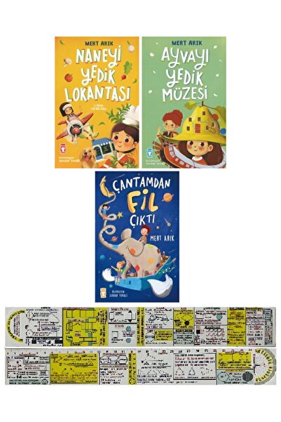 Timaş Çocuk Mert Arık 3 Kitap Set / Naneyi Yedik Lokantası + Ayvayı Yedik Müz...