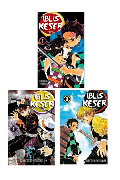Gerekli Şeyler Yayıncılık Iblis Keser Türkçe Çizgi Roman 3 Kitap Set (1-2-3)-...